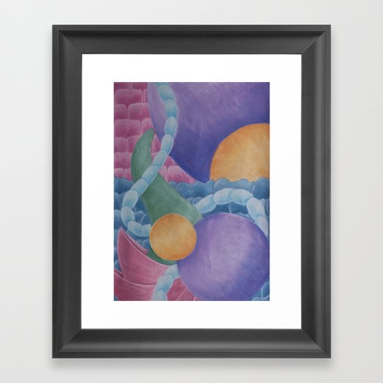 Walking Through Walls Framed Art Print