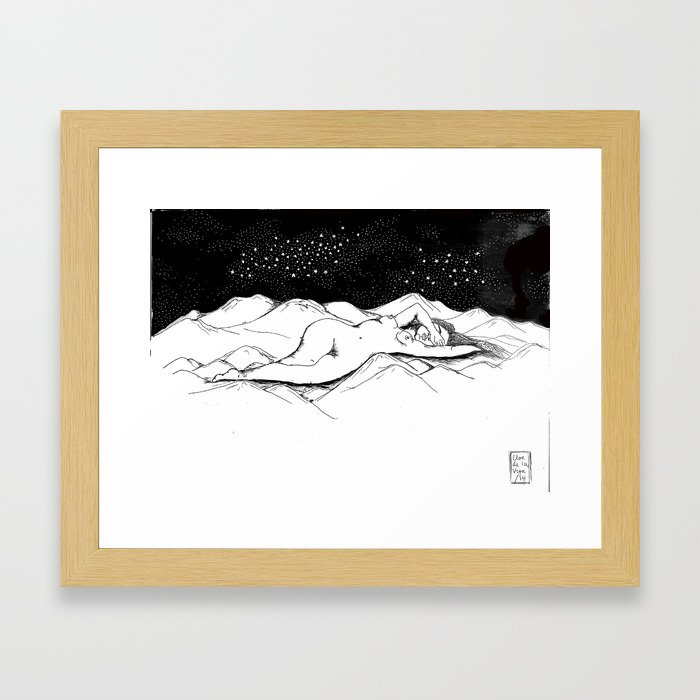 Just as the universe intended  Framed Art Print