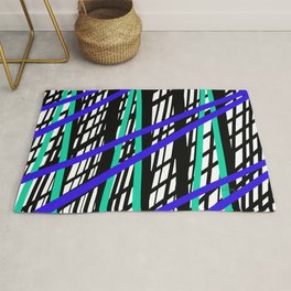 Geometric Abstract 63022 Area & Throw Rug