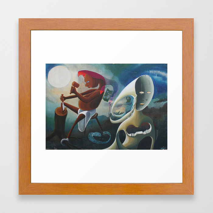 Self Made Man And Empty Headed Woman 1994 Framed Art Print By