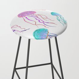 Neon Jelly Fish Dance Party Bar Stool