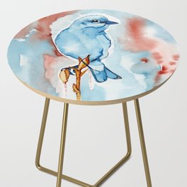 Morning Blue Bird Side Table