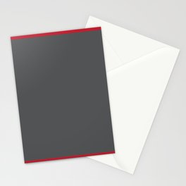 Red Dots on Gray Stationery Cards