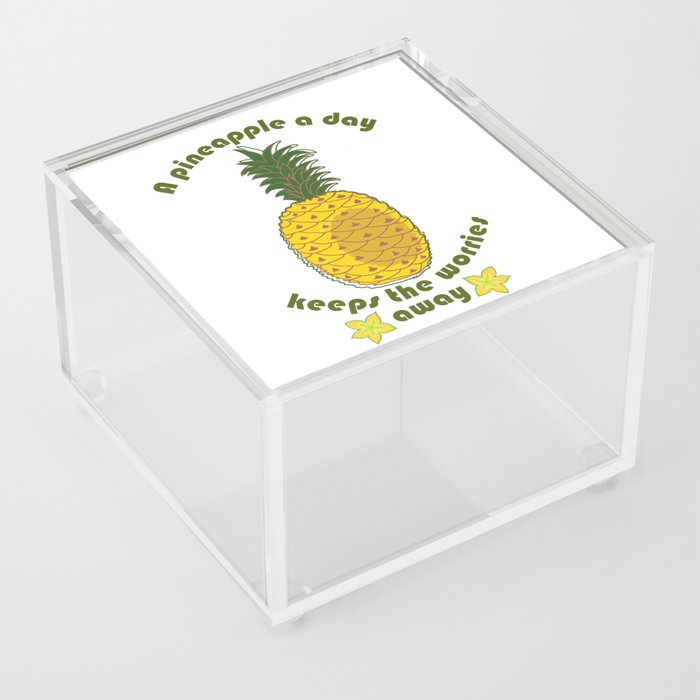 Pineapple vibe Acrylic Box
