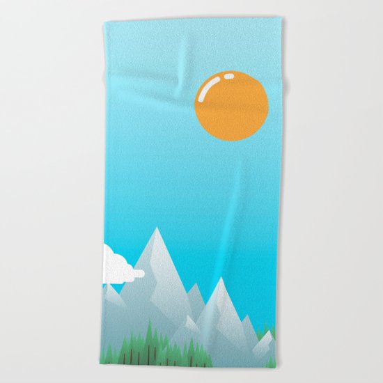 Eat the World Beach Towel