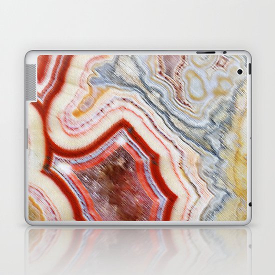Marble Red Laptop & iPad Skin