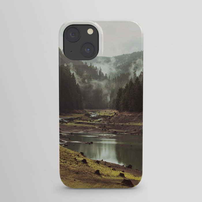 Foggy Forest Creek iPhone Case