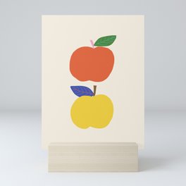 Abstraction_APPLE_COLORFUL_LOVE_POP_FRUIT_ART_1214A Mini Art Print