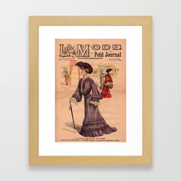 La Mode du Petit Journal December 20th 1903 Framed Art Print