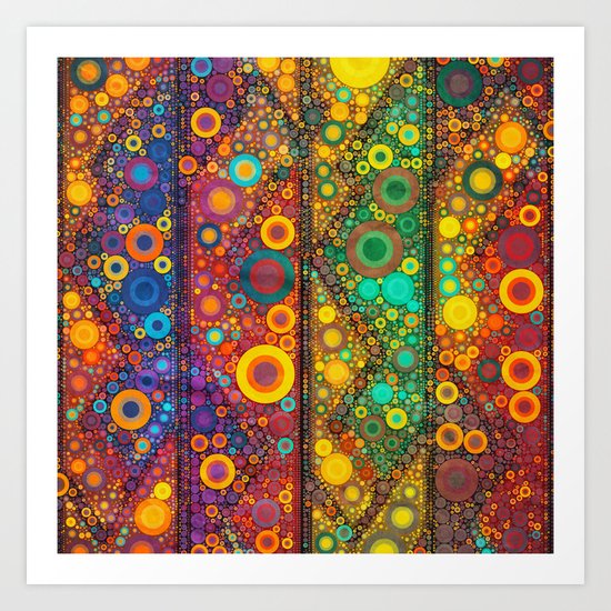 Bubble Mosaic Art Print