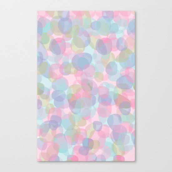 Pebbles Lavender Canvas Print