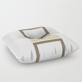 Minimal symmetric geometry 4 Floor Pillow