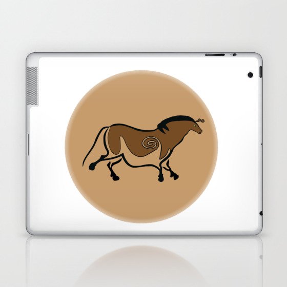 Lascaux Lords; Horse Laptop & iPad Skin