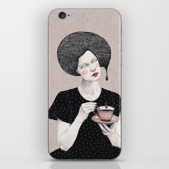 Nina in black iPhone Skin