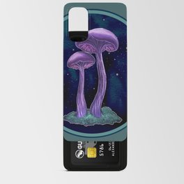 Purple Mushroom Android Card Case