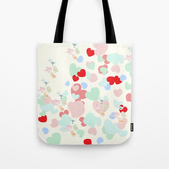 Hearts Tote Bag