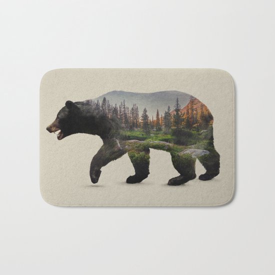 The North American Black Bear Bath Mat