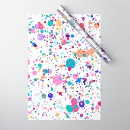 Ink Splatter Pattern Wrapping Paper