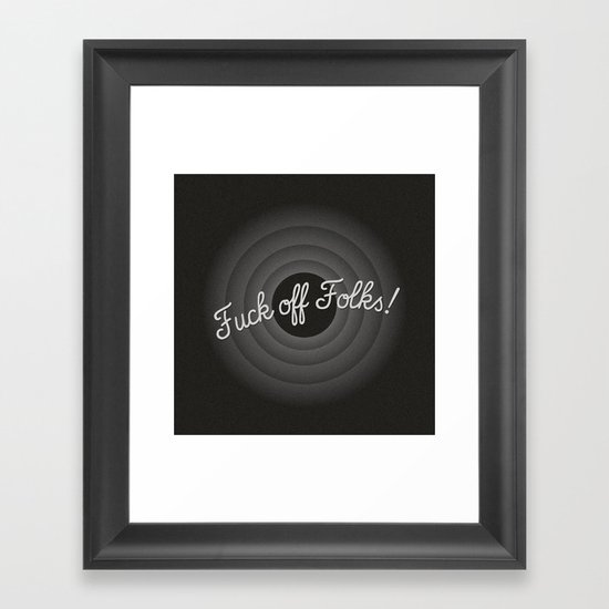 That's all… Framed Art Print