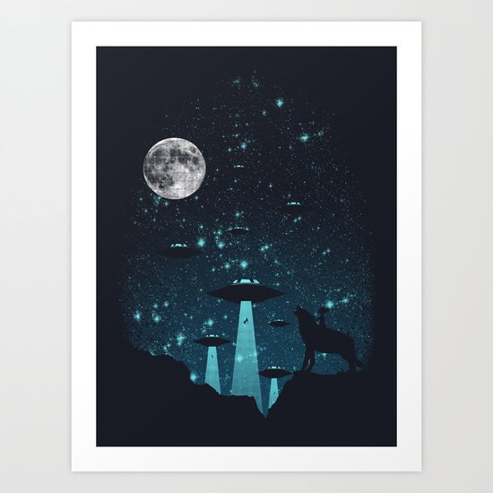 Contact Art Print