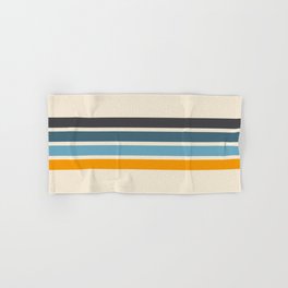Vintage Retro Stripes Hand & Bath Towel