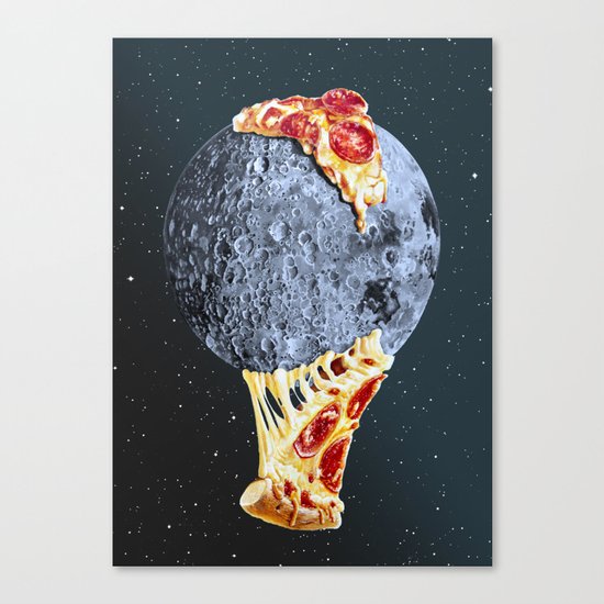 When the moon hits your eye... Canvas Print