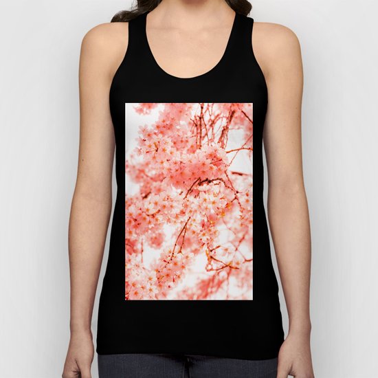 Cherry Blossoms Unisex Tank Top