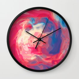 Abstract Marble Painting Wall Clock