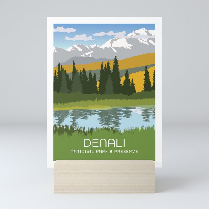 Denali National Park Mini Art Print