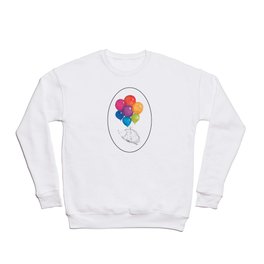 Soar - Rainbow Balloon Hedgehog Crewneck Sweatshirt