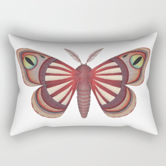 demon (made up moth) Rectangular Pillow