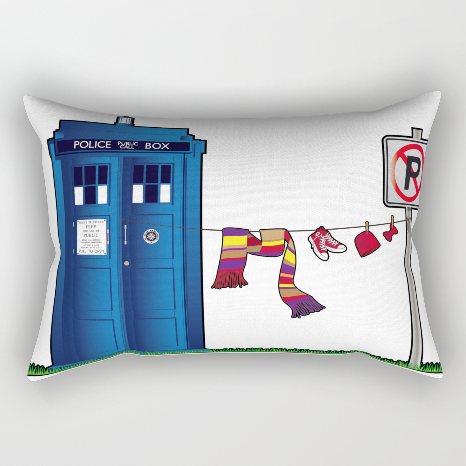 Doctor Who Tardis Wardrobe Rectangular Pillow By Logoloco Society6