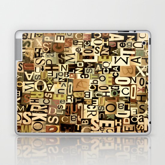 Alphabet Laptop & iPad Skin