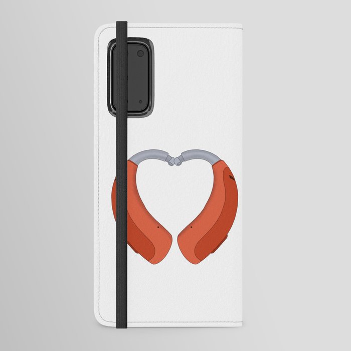 Heart Shaped Hearing Aid Android Wallet Case