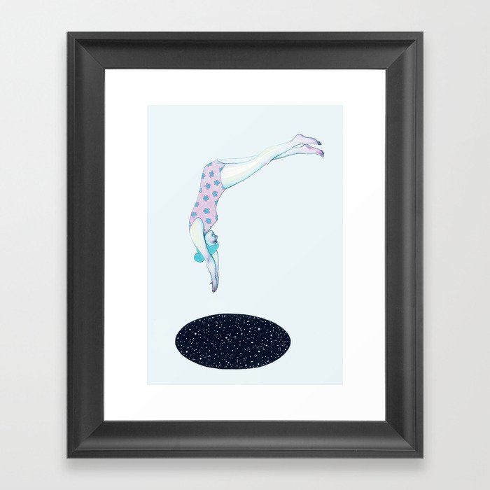 Into the Unknown Framed Art Print