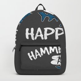 Hammerheads Are Happiness Hammerhead Shark Ocean Sphyrna Backpack | Painting, Seacreature, Fish, Sphyrnahammerhead, Wetsuit, Sharkhunters, Swimming, Bigshark, Sharkfishing, Lovessharks 