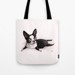 The Little Fat Boston Terrier Tote Bag