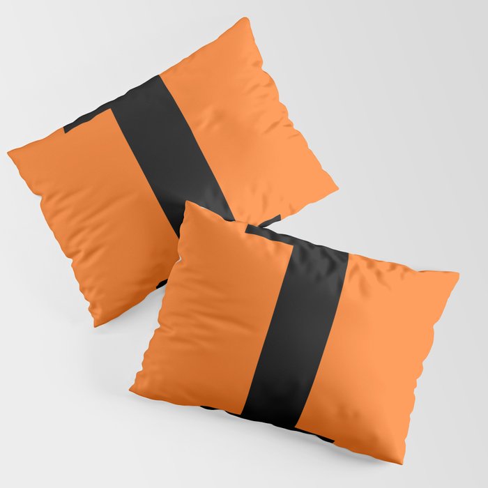 Number 1 (Black & Orange) Pillow Sham