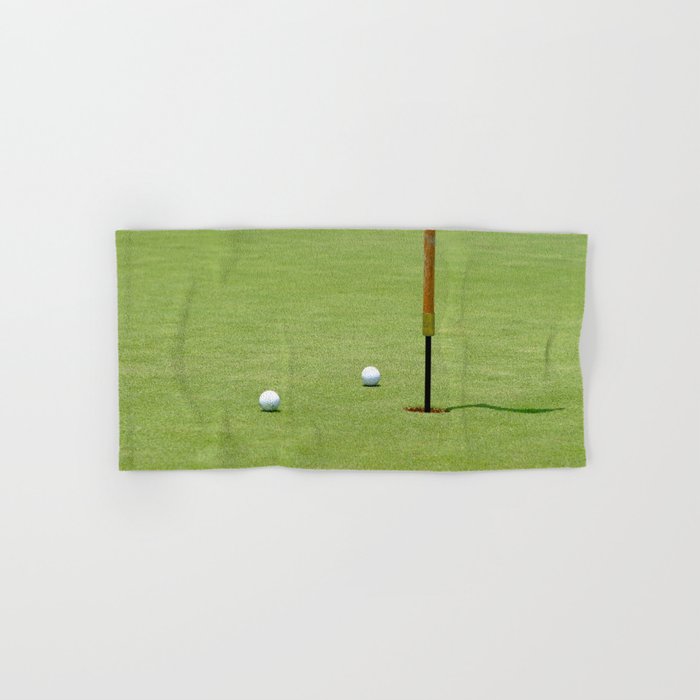Golf Pin Hand Bath Towel By Hlehnerer Society6 Golf Pin Hand Bath Towel