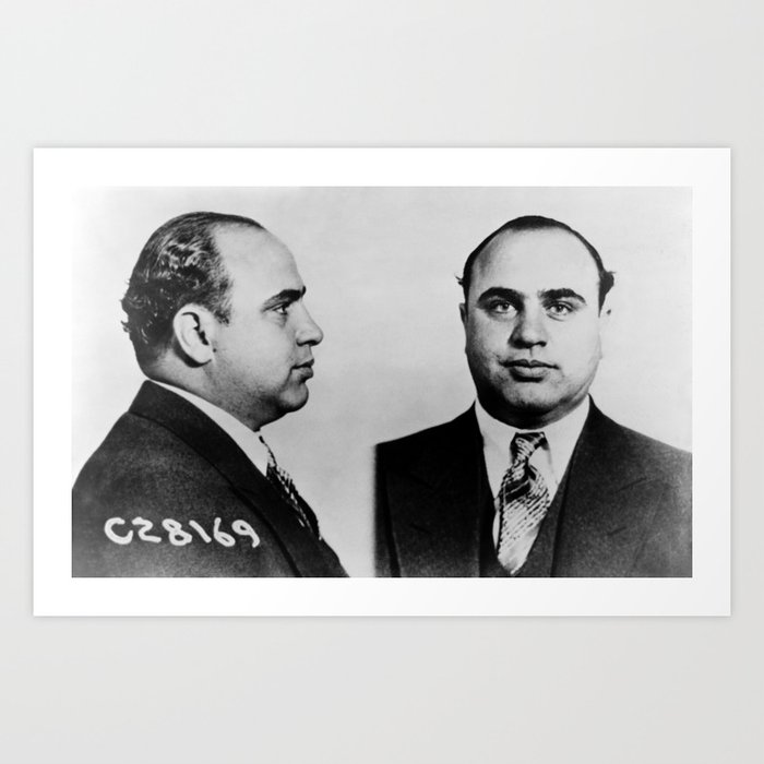 Al Capone Mugshot Art Print