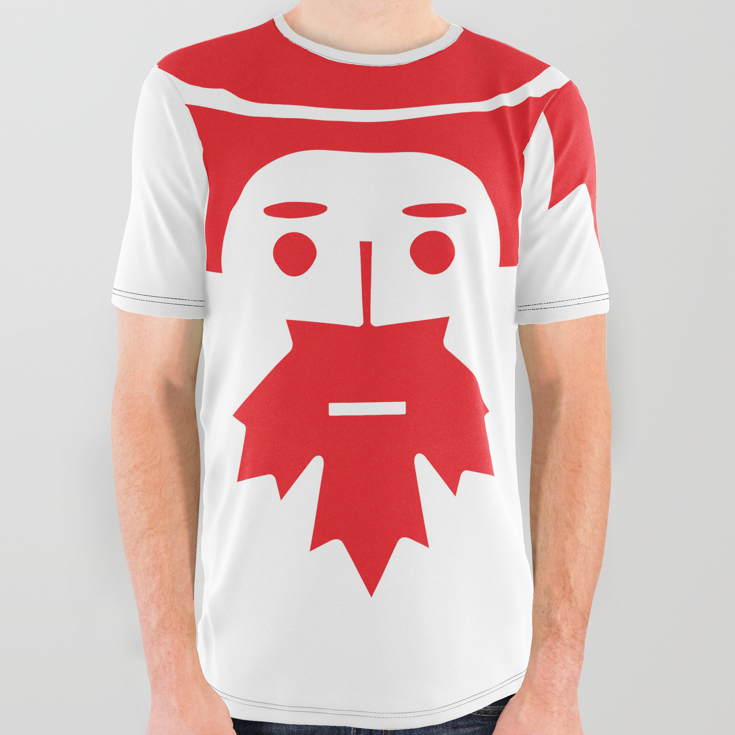 Canada man icon All Over Graphic Tee by 