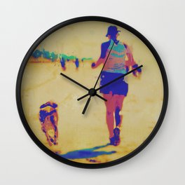 Beach Runner Wall Clock