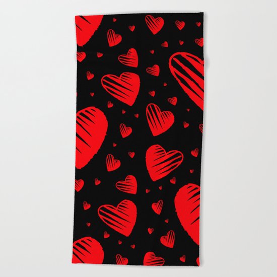 Love is Sketchy Beach Towel