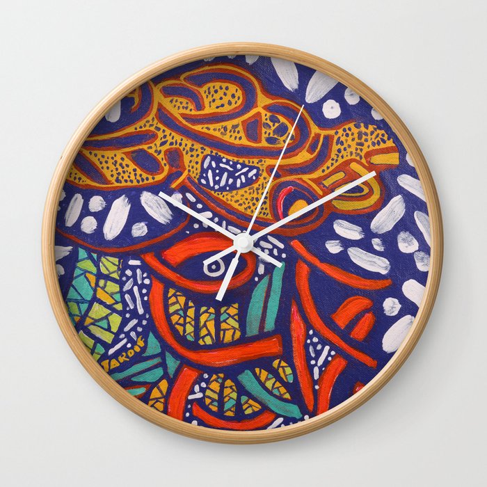 COLOR MY WORLD 6 Wall Clock