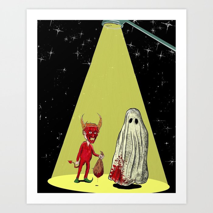 Ghost & Devils Art Print