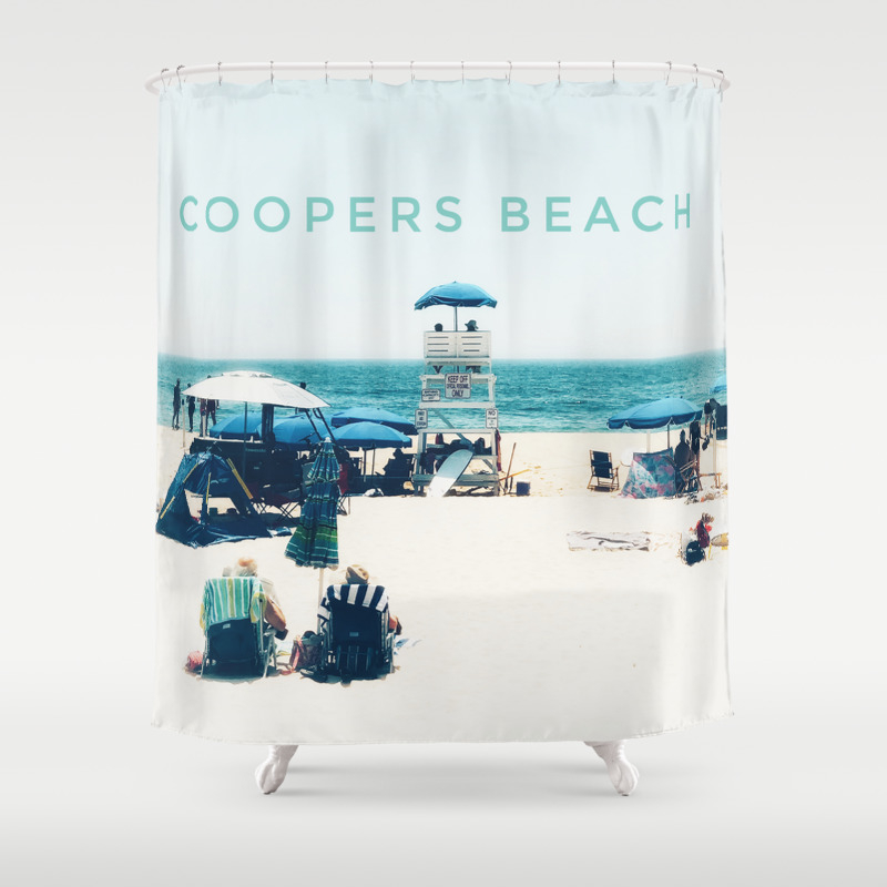 beach shower curtain