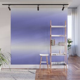 Periwinkle Blue Gradient Color Background-Ombre Pattern Wall Mural