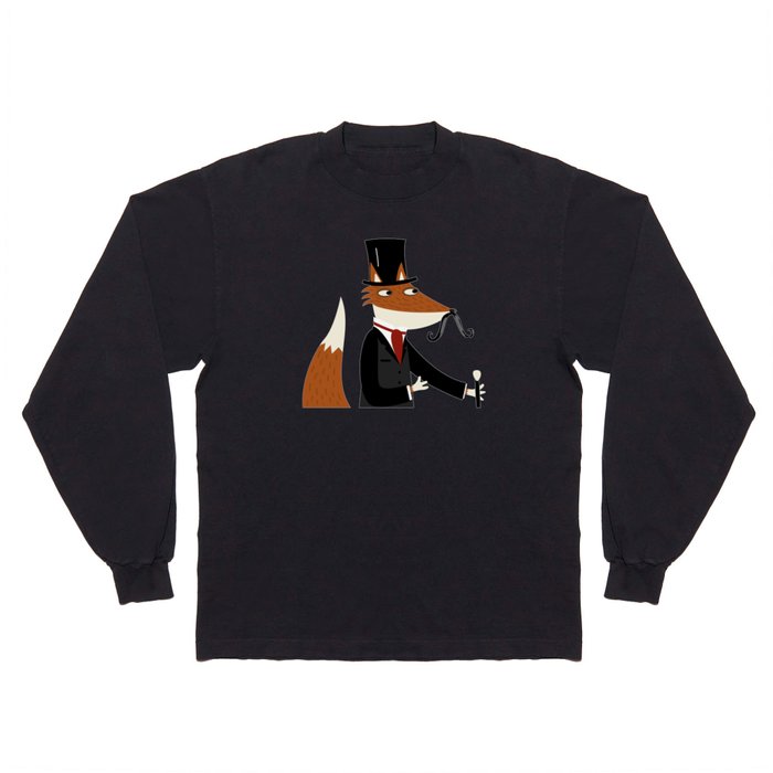 Gentleman Fox Long Sleeve T Shirt