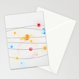 Galaxy in your hands Stationery Card