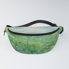 Green Wheat Fields, Auvers, 1890, Vincent van Gogh Fanny Pack